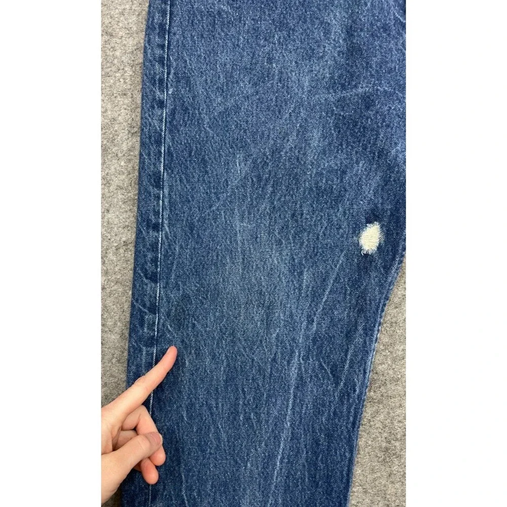 Vintage Levi's 501xx Jeans Mens 34x30 Blue Distressed USA 90s Button Fly Levis
